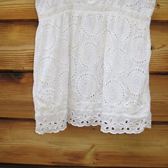 Johnny Was White Top Blouse - Picture 4 of 8